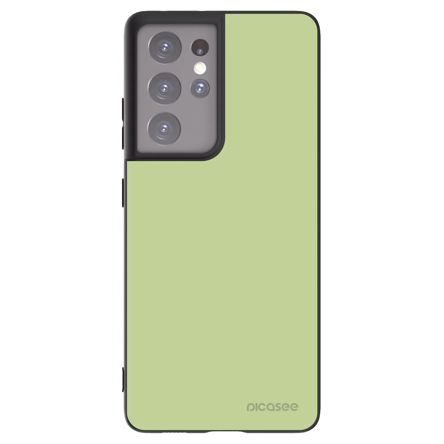 Picasee silikonowe czarne etui na Samsung Galaxy S21 Ultra 5G G998B - Heavenly Hints