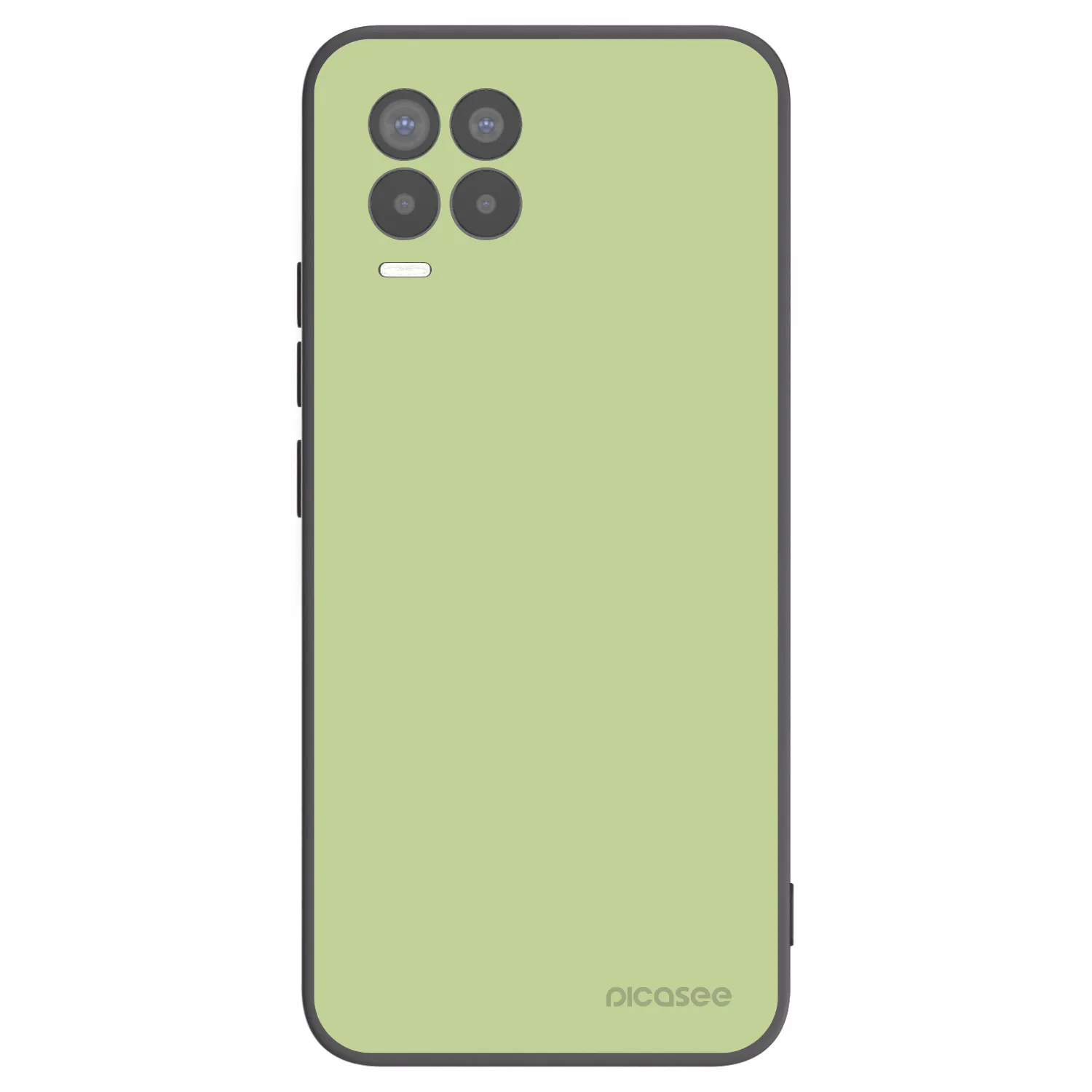 Picasee silikonowe czarne etui na Realme 8 Pro - Heavenly Hints