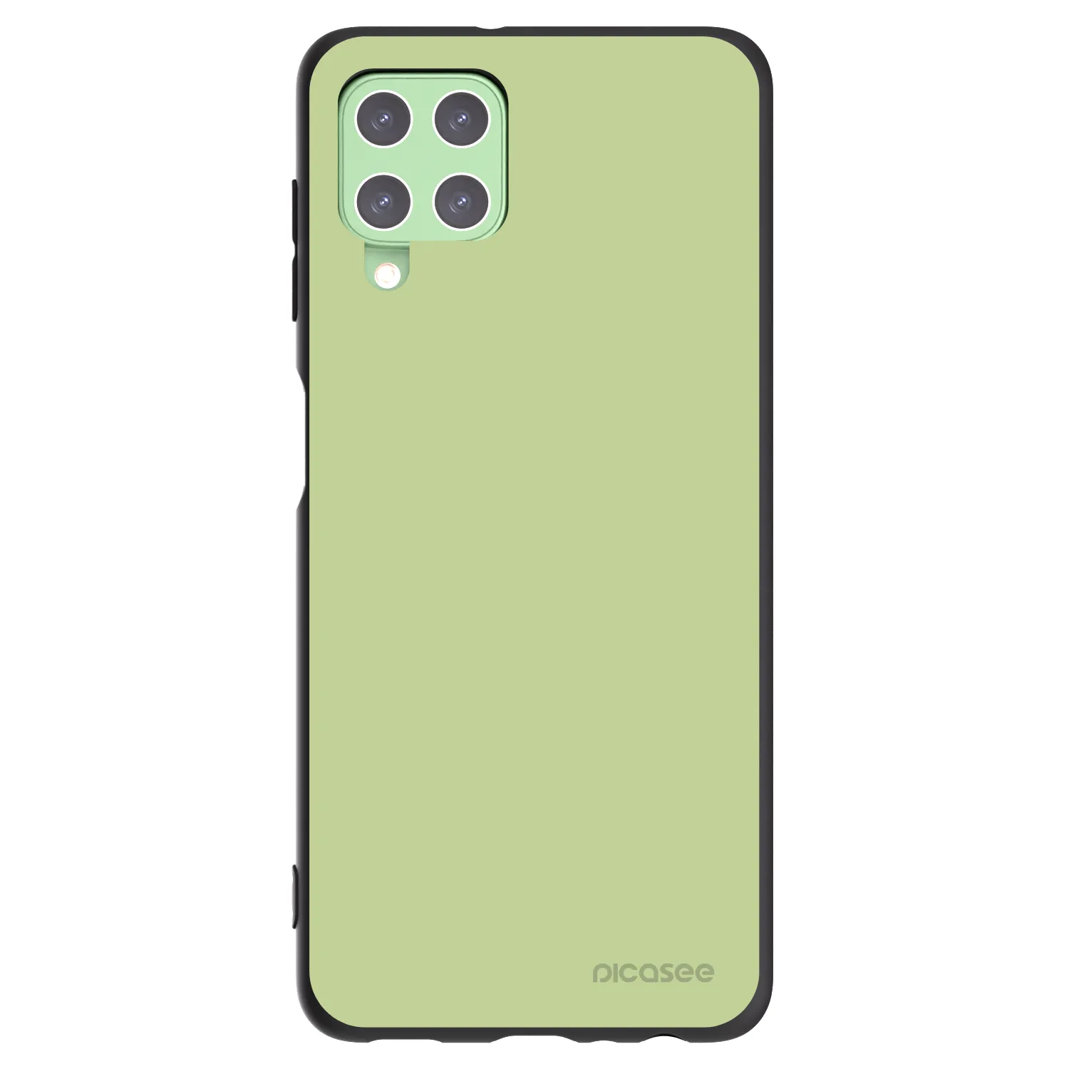 Picasee silikonowe czarne etui na Samsung Galaxy A22 A225F 4G - Heavenly Hints