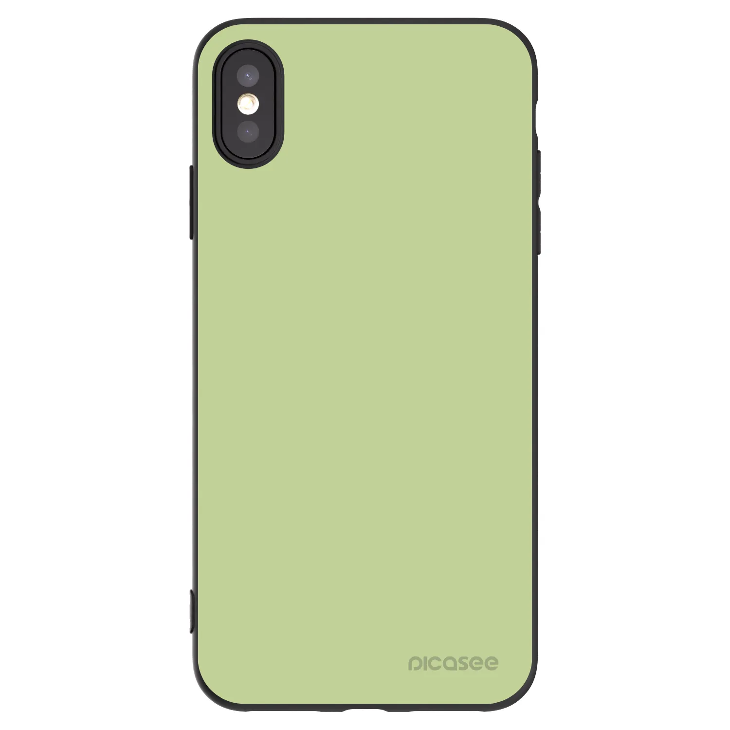 Picasee silikonowe czarne etui na Apple iPhone XS Max - Heavenly Hints