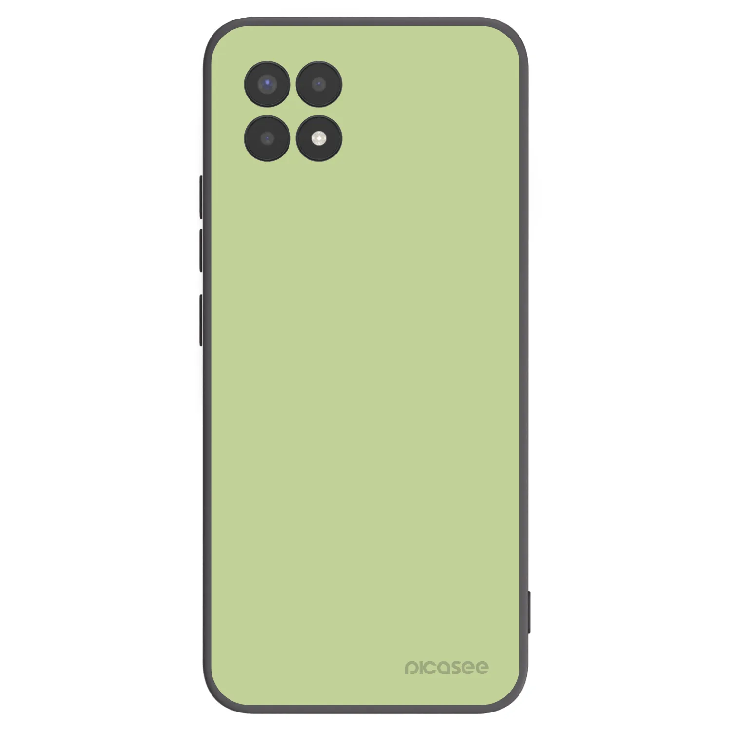 Picasee silikonowe czarne etui na Realme 8i - Heavenly Hints