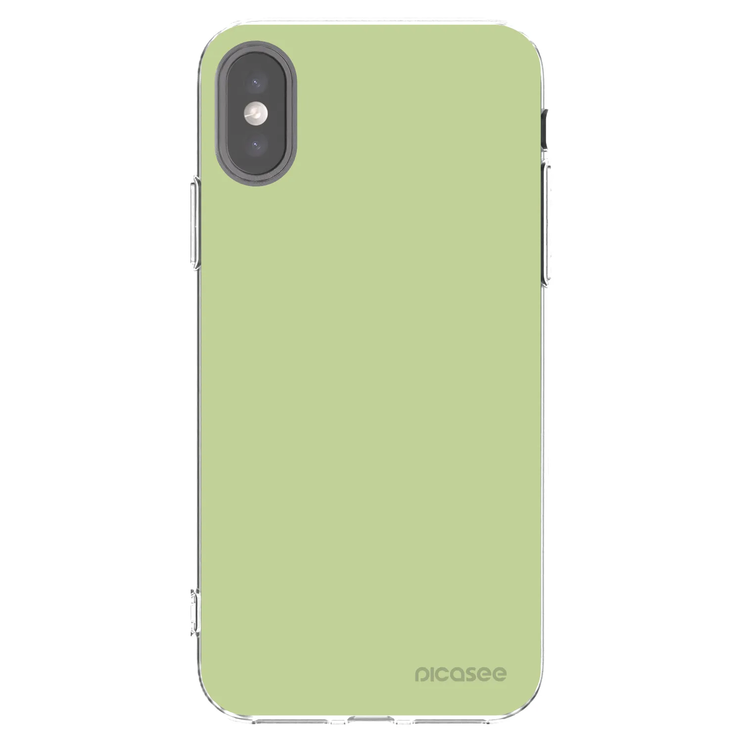 Picasee silikonowe przeźroczyste etui na Apple iPhone X/XS - Heavenly Hints