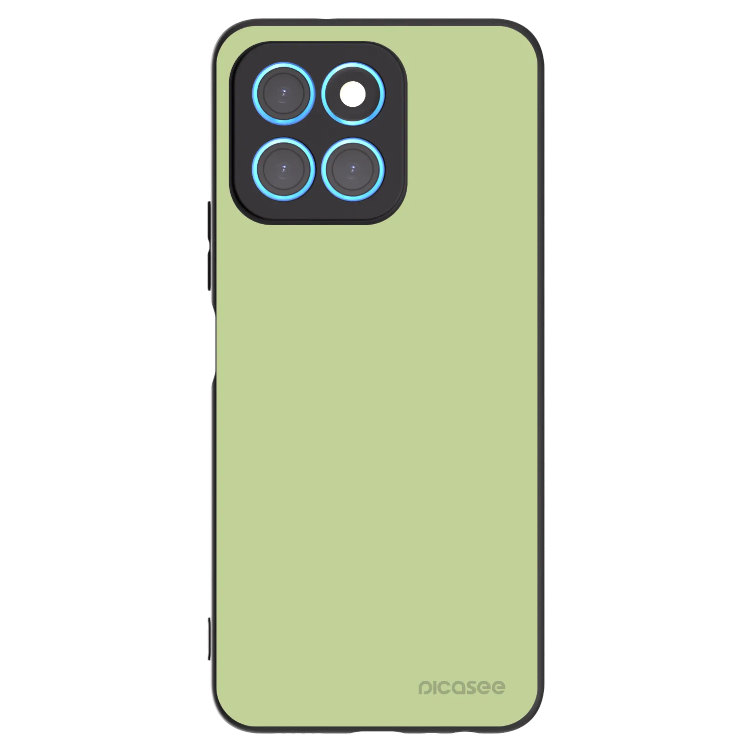 Picasee silikonowe czarne etui na Honor X6 - Heavenly Hints