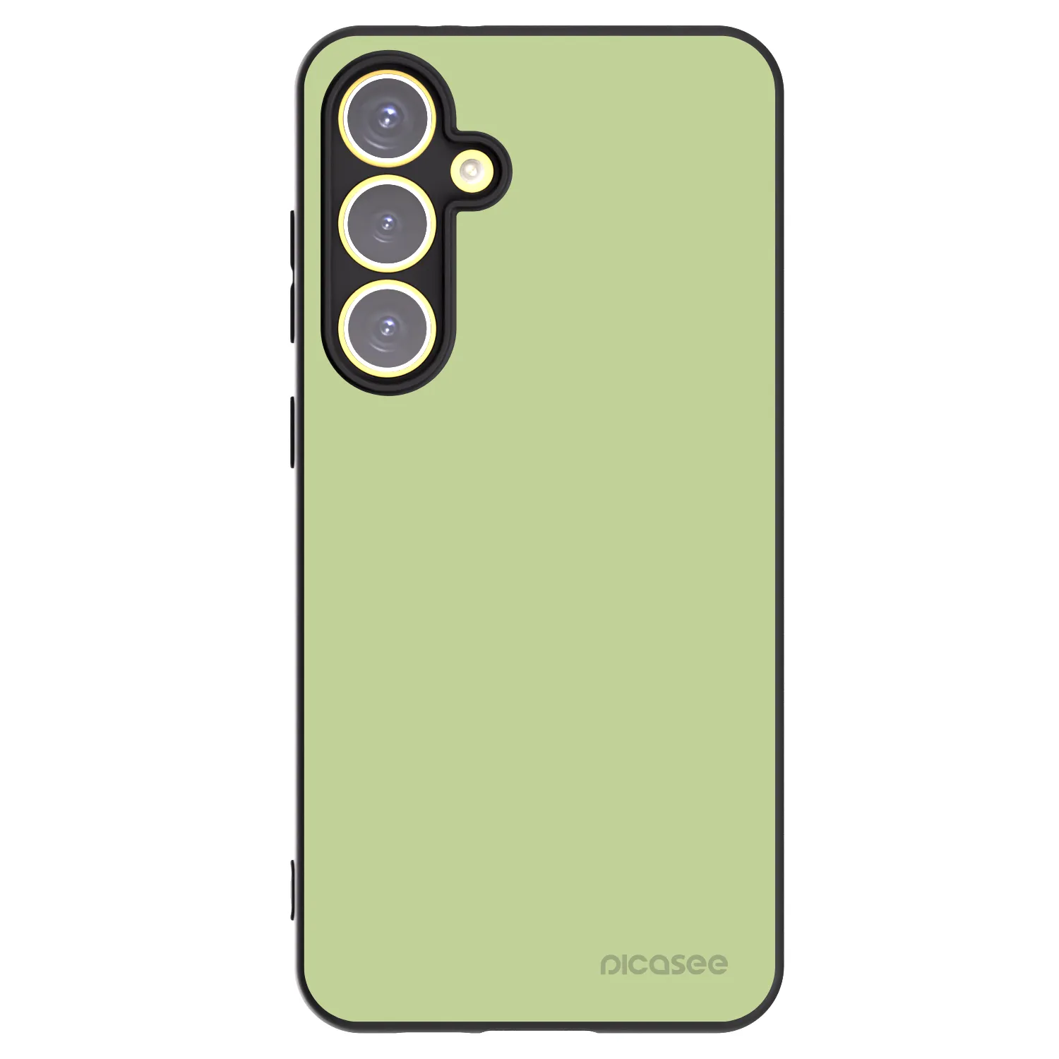 Picasee silikonowe czarne etui na Samsung Galaxy S24 FE S721B - Heavenly Hints