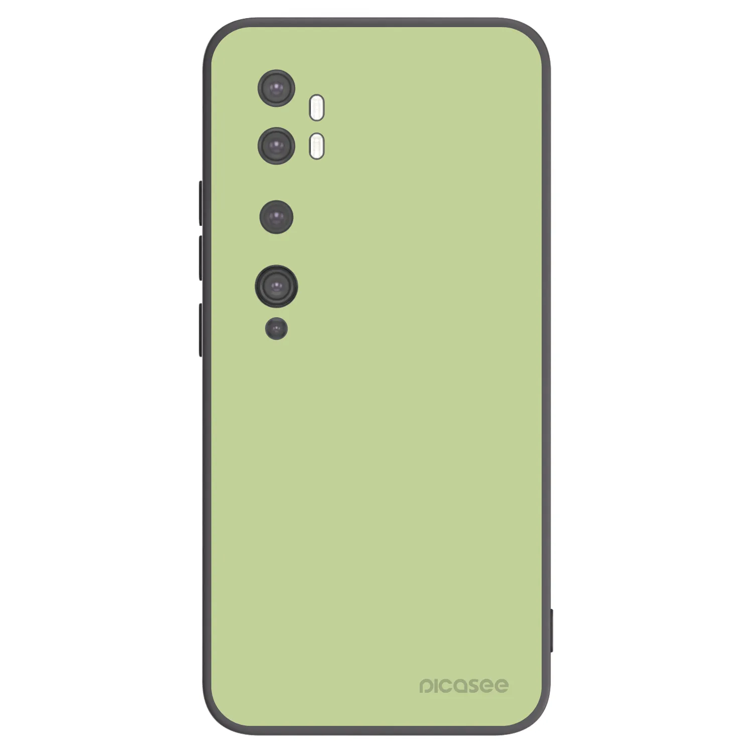 Picasee silikonowe czarne etui na Xiaomi Mi Note 10 (Pro) - Heavenly Hints