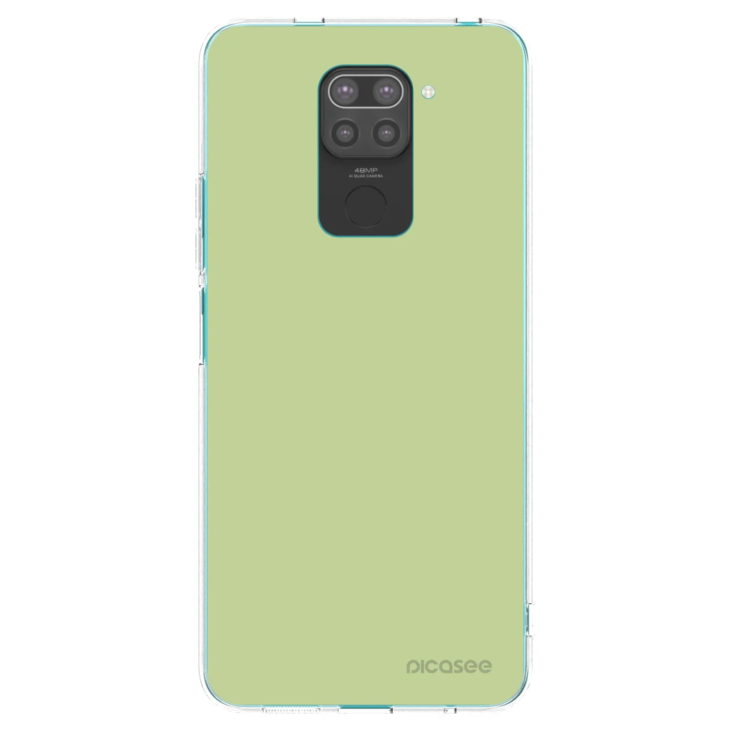 Picasee silikonowe czarne etui na Xiaomi Redmi Note 9 - Heavenly Hints
