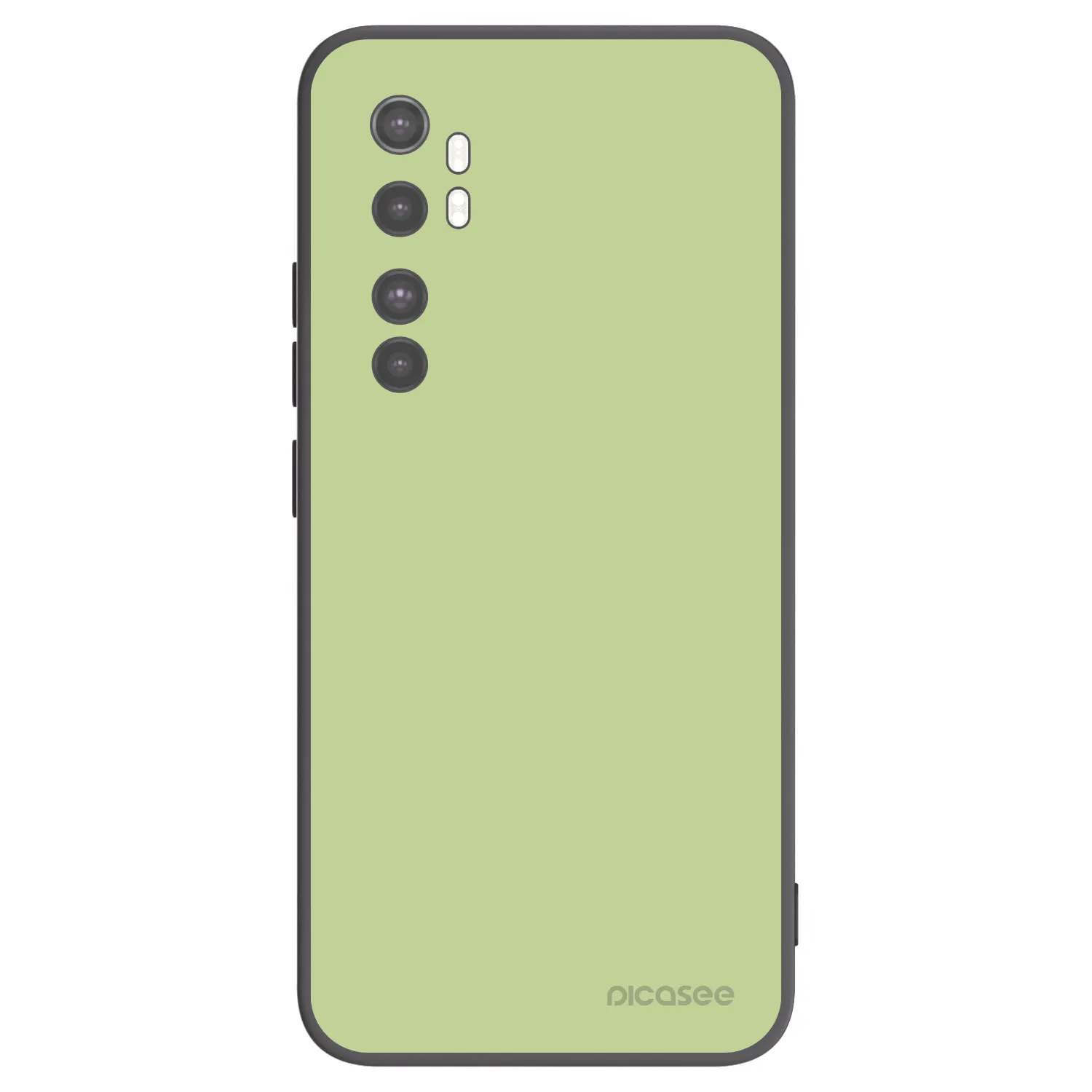 Picasee silikonowe czarne etui na Xiaomi Mi Note 10 Lite - Heavenly Hints