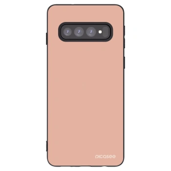 Picasee silikonowe czarne etui na Samsung Galaxy S10 G973 - Lullaby