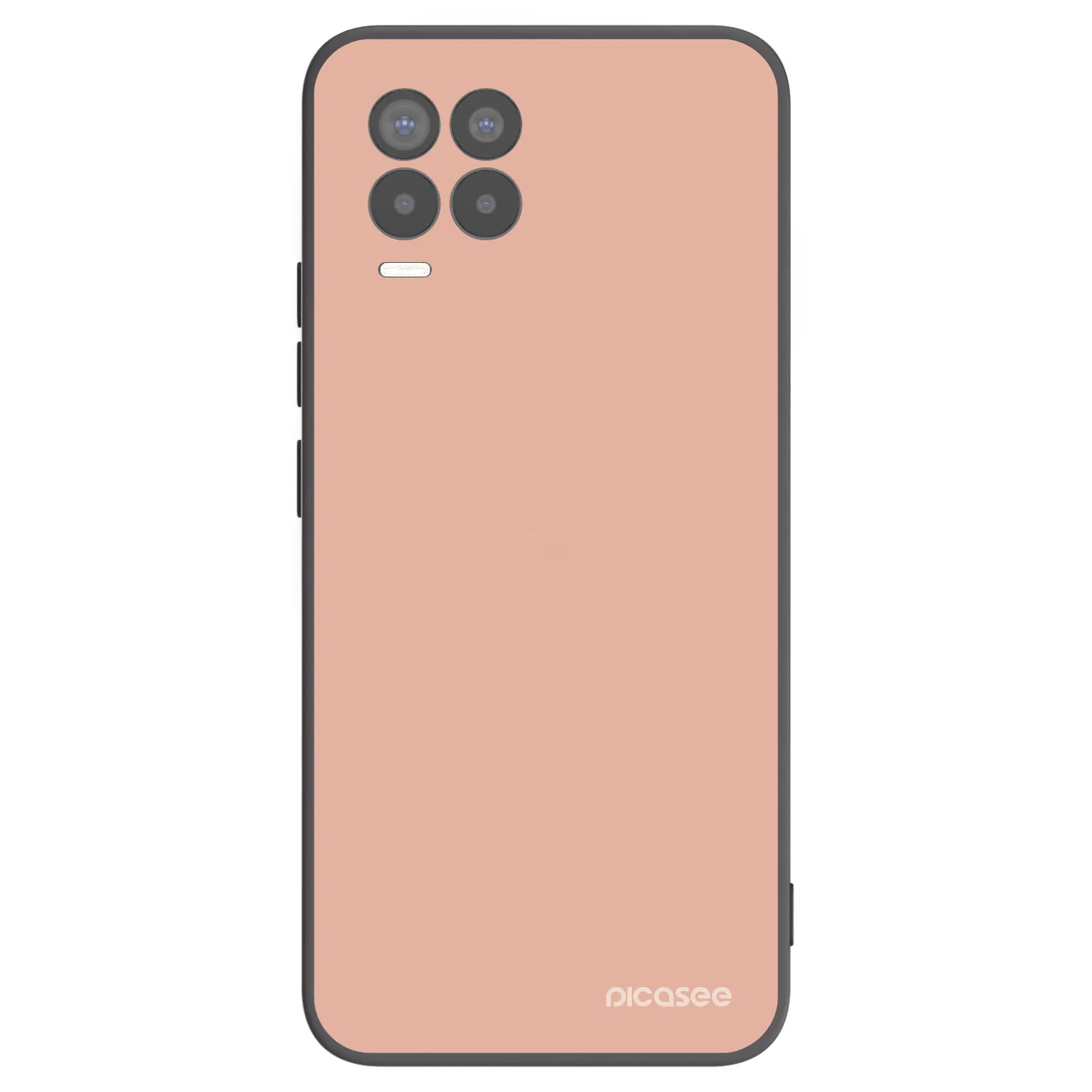 Picasee silikonowe czarne etui na Realme 8 Pro - Lullaby