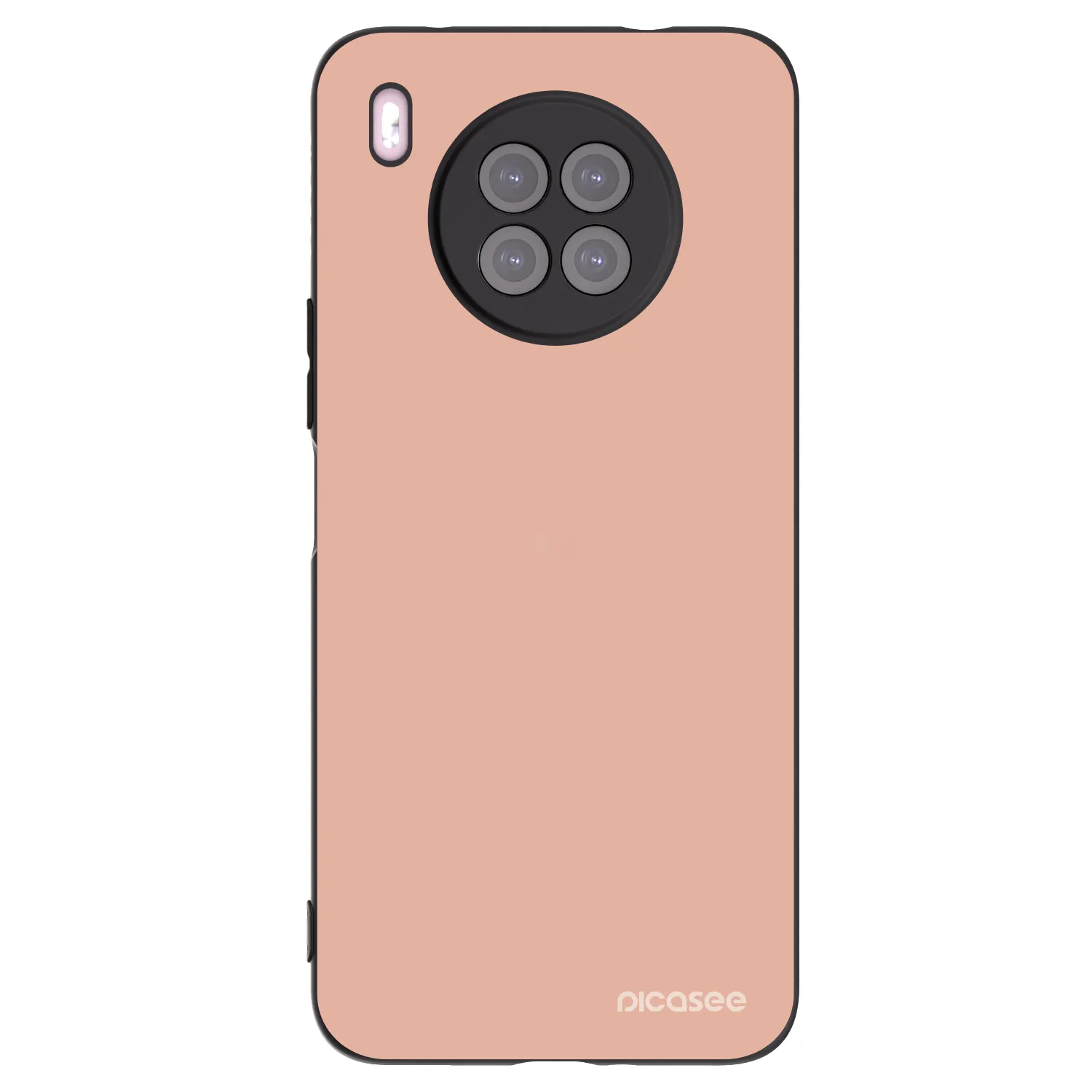Picasee silikonowe czarne etui na Huawei Nova 8i - Lullaby