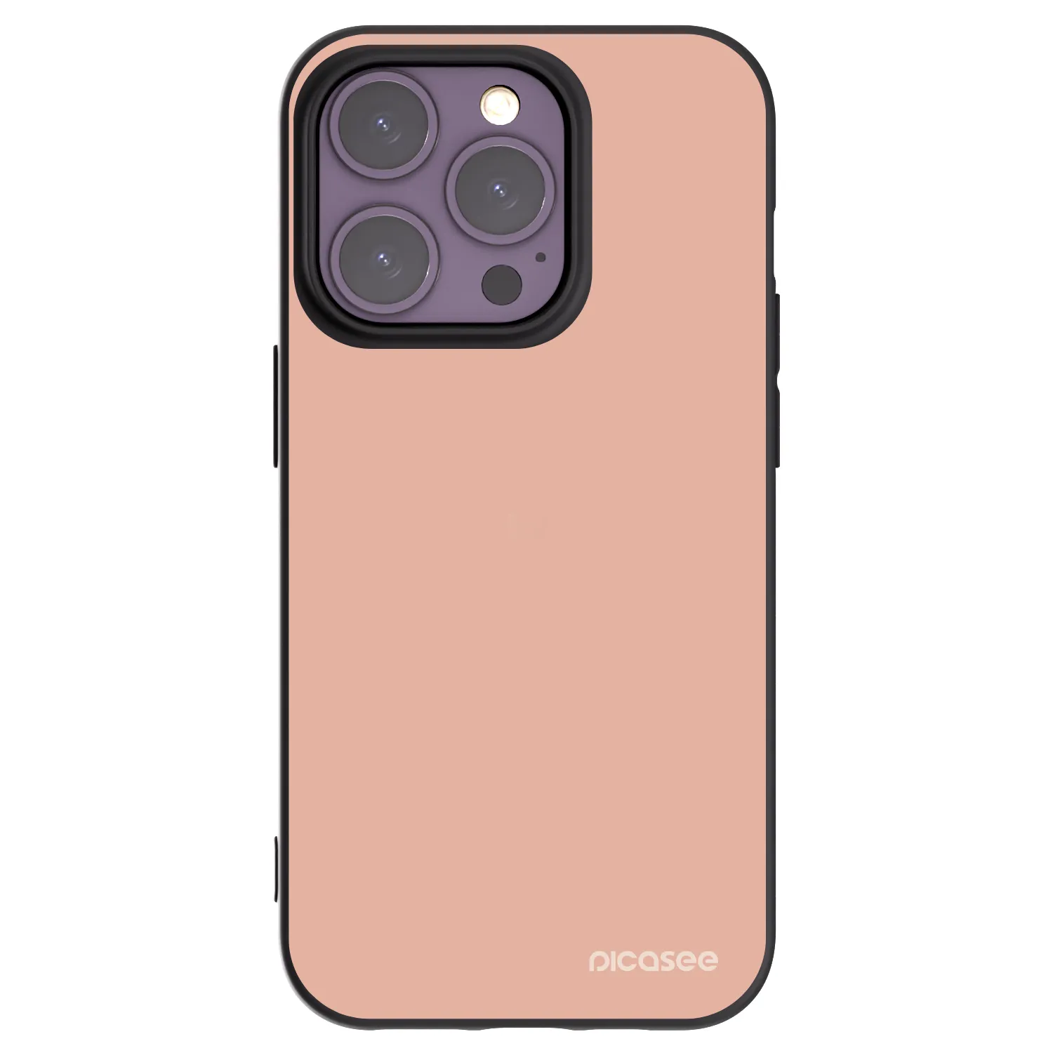 Picasee silikonowe czarne etui na Apple iPhone 14 Pro - Lullaby