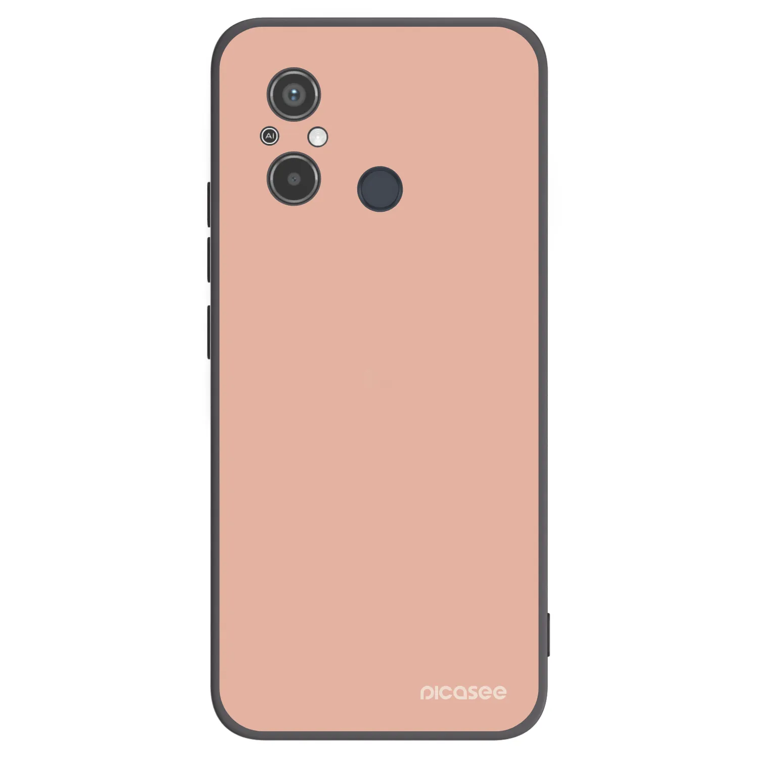 Picasee silikonowe czarne etui na Xiaomi Redmi 12C - Lullaby