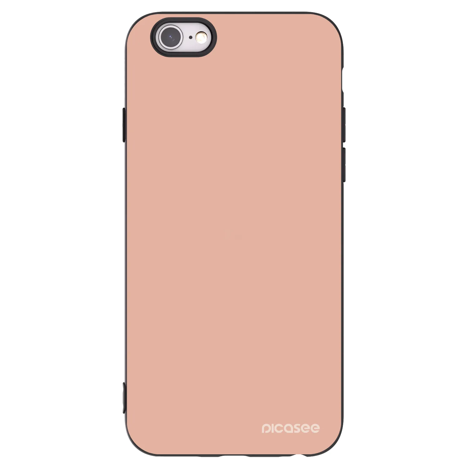 Picasee silikonowe czarne etui na Apple iPhone 6/6S - Lullaby