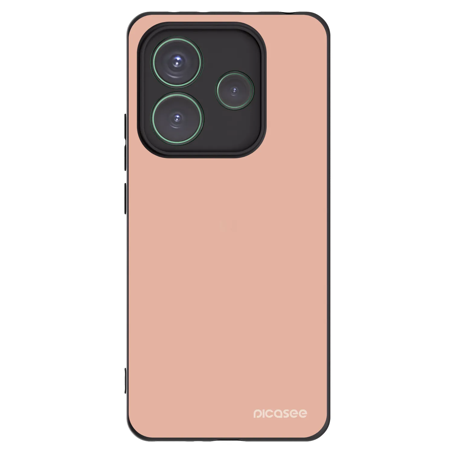 Picasee silikonowe czarne etui na Xiaomi Redmi Note 14 5G - Lullaby