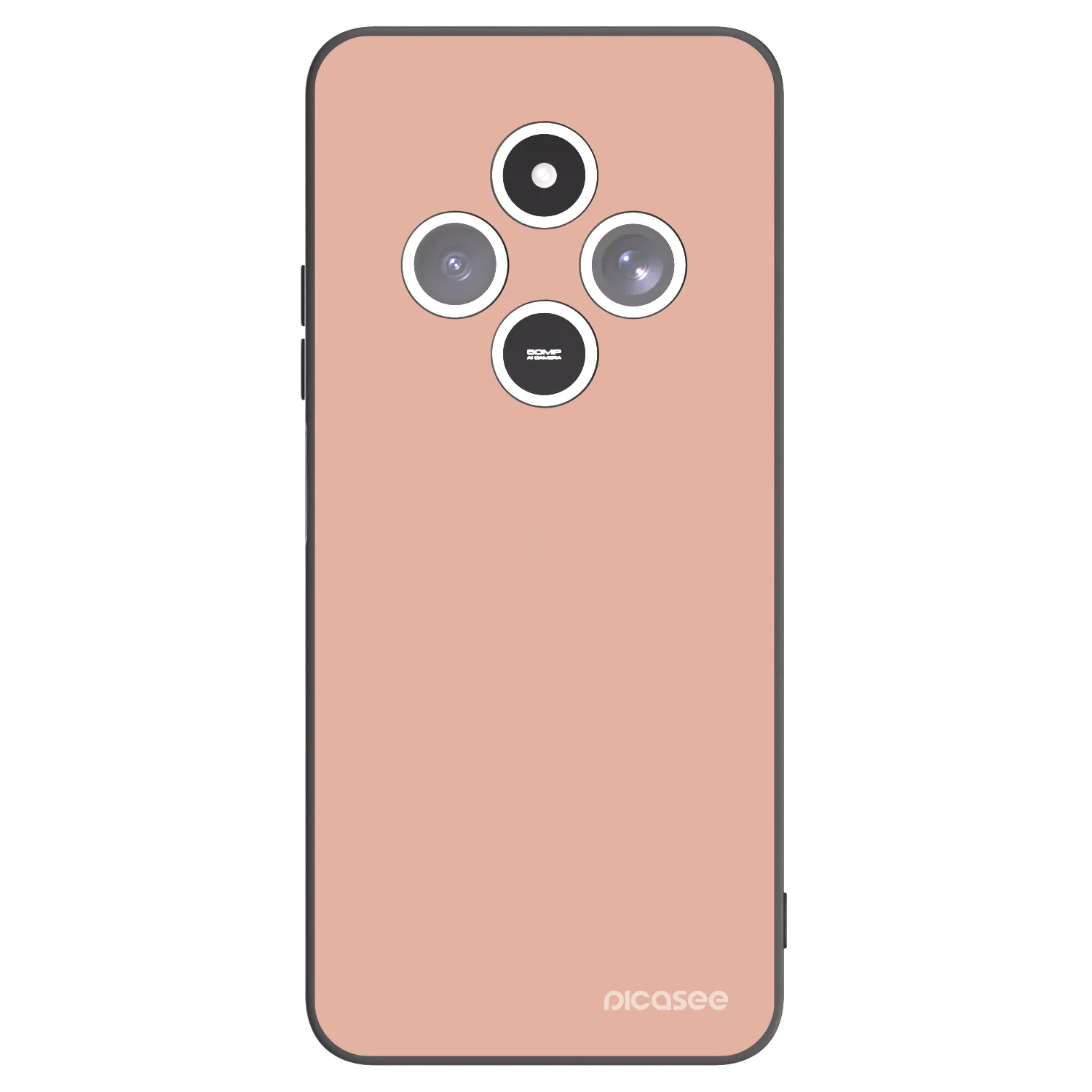 Picasee silikonowe czarne etui na Xiaomi Redmi 14C - Lullaby