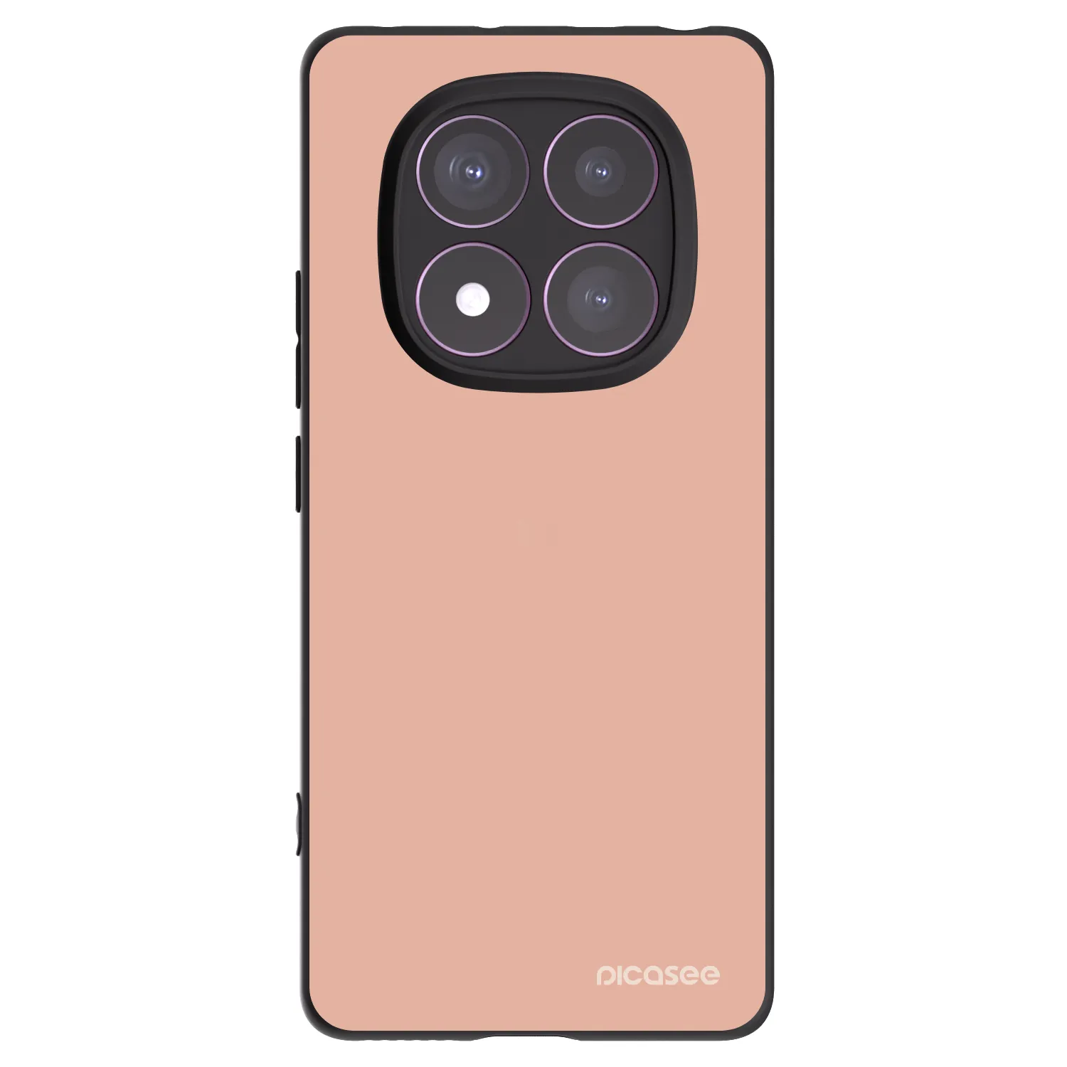 Picasee silikonowe czarne etui na Xiaomi Redmi Note 14 Pro 4G - Lullaby