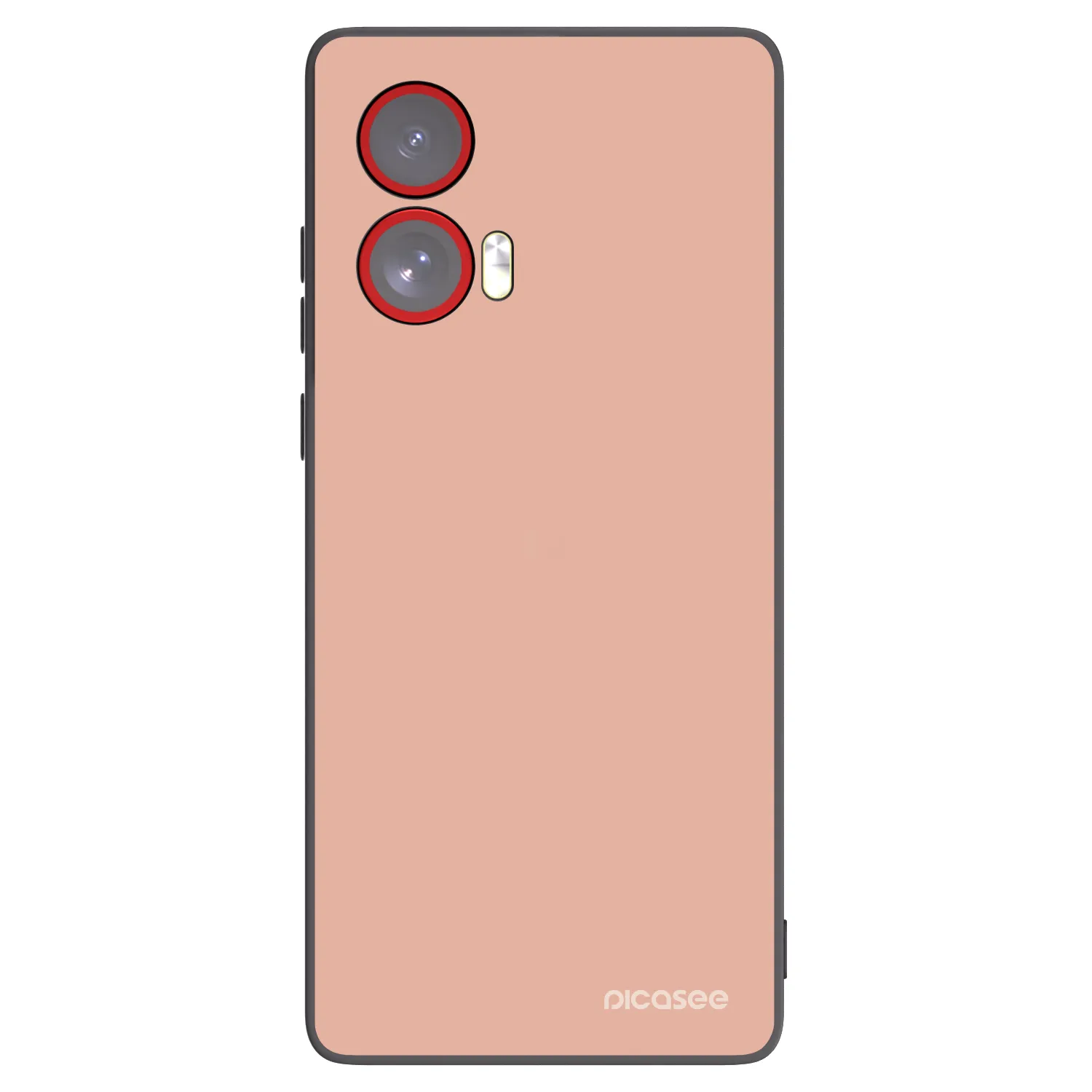 Picasee silikonowe czarne etui na Motorola Edge 50 Fusion - Lullaby
