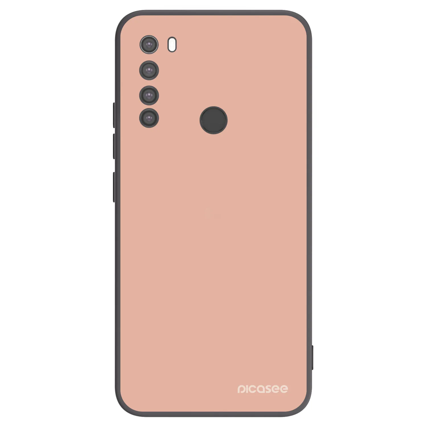 Picasee silikonowe czarne etui na Xiaomi Redmi Note 8 - Lullaby