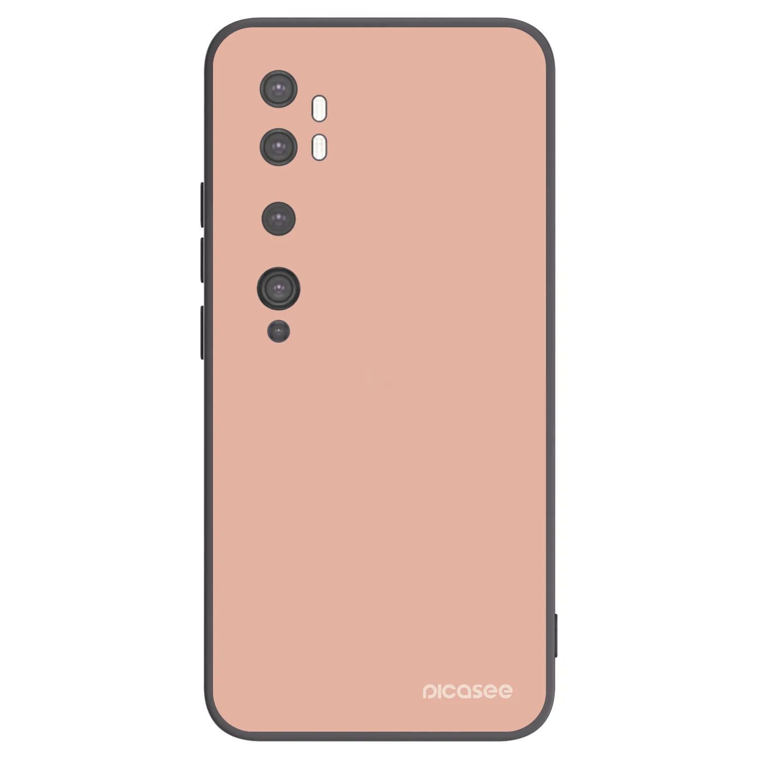 Picasee silikonowe czarne etui na Xiaomi Mi Note 10 (Pro) - Lullaby