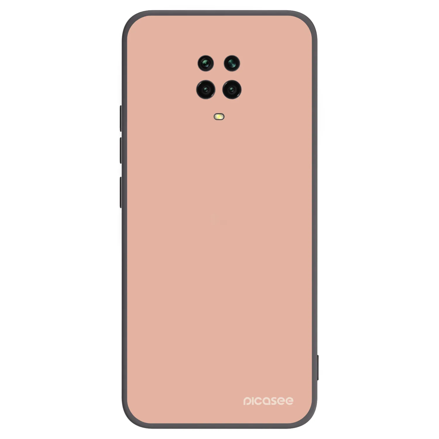 Picasee silikonowe czarne etui na Xiaomi Redmi Note 9 Pro - Lullaby