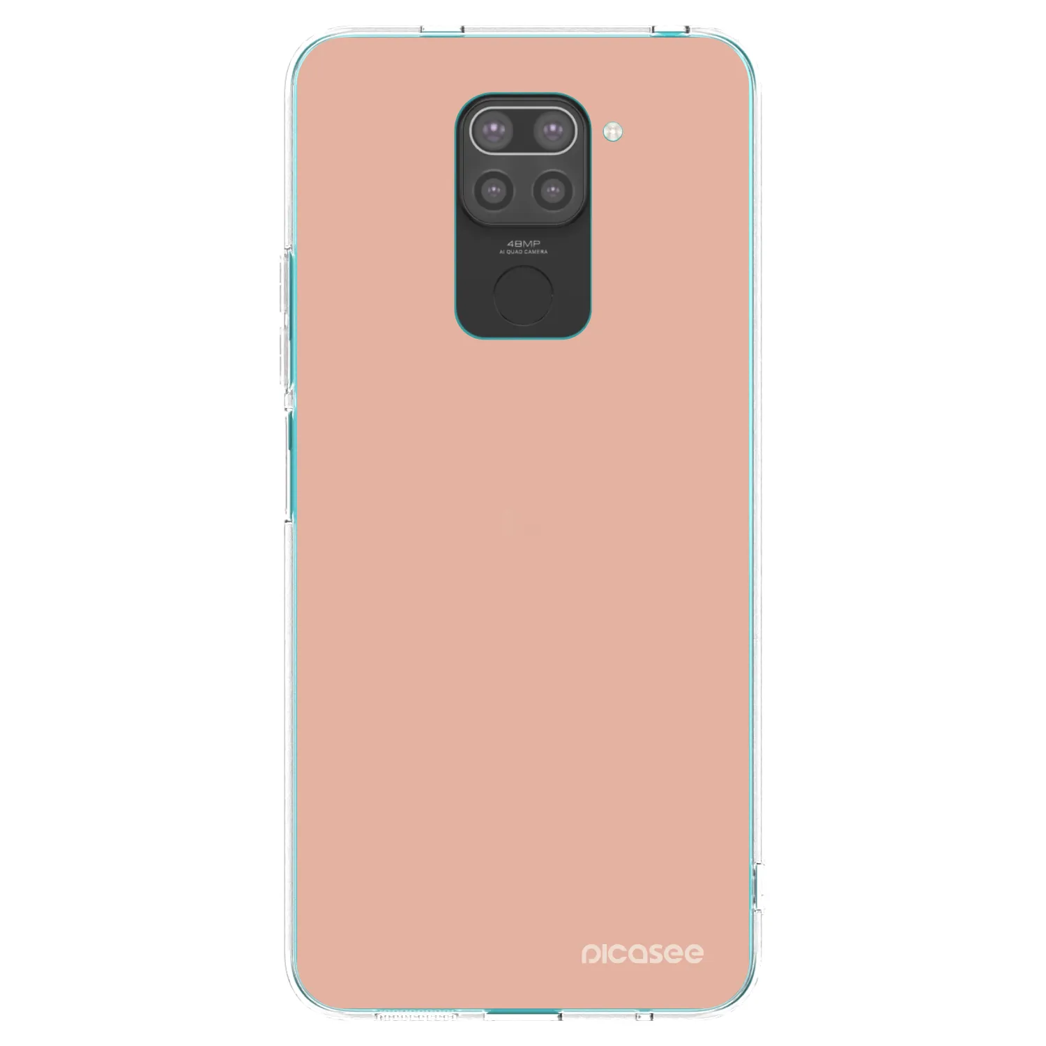 Picasee silikonowe czarne etui na Xiaomi Redmi Note 9 - Lullaby