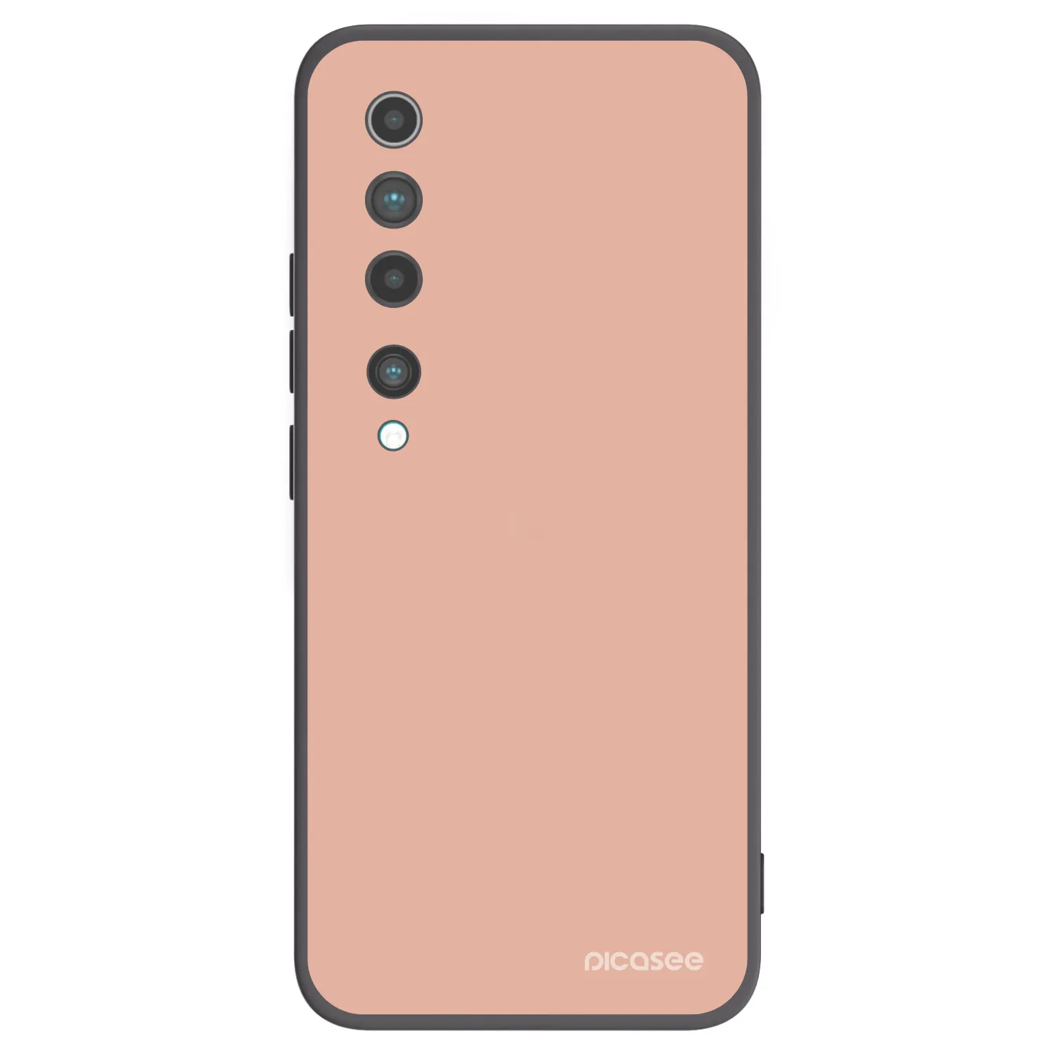 Picasee silikonowe czarne etui na Xiaomi Mi 10 - Lullaby