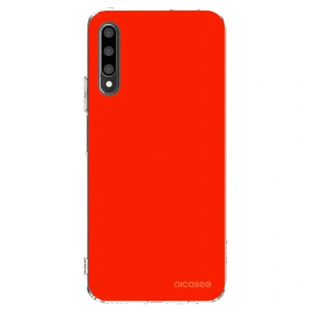 Picasee silikonowe przeźroczyste etui na Honor 9X Pro - Maranello Red