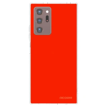 Picasee silikonowe przeźroczyste etui na Samsung Galaxy Note 20 Ultra - Maranello Red
