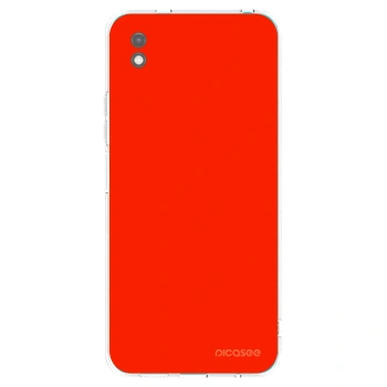 Picasee silikonowe czarne etui na Xiaomi Redmi 9A - Maranello Red