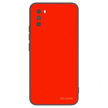 Picasee silikonowe czarne etui na Xiaomi Poco M3 - Maranello Red