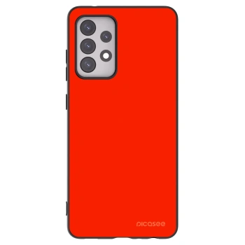 Picasee silikonowe czarne etui na Samsung Galaxy A52 5G A525F - Maranello Red