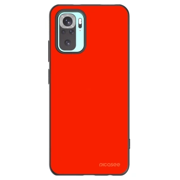 Picasee silikonowe czarne etui na Xiaomi Redmi Note 10 Pro - Maranello Red