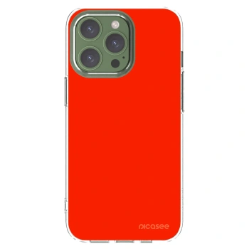 Picasee silikonowe przeźroczyste etui na Apple iPhone 13 Pro - Maranello Red