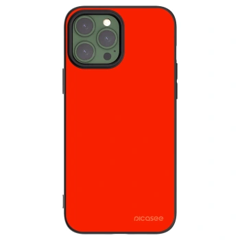 Picasee silikonowe czarne etui na Apple iPhone 13 Pro Max - Maranello Red