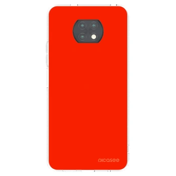 Picasee silikonowe przeźroczyste etui na Xiaomi Redmi Note 9T - Maranello Red