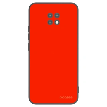 Picasee silikonowe czarne etui na Xiaomi Redmi Note 9T - Maranello Red
