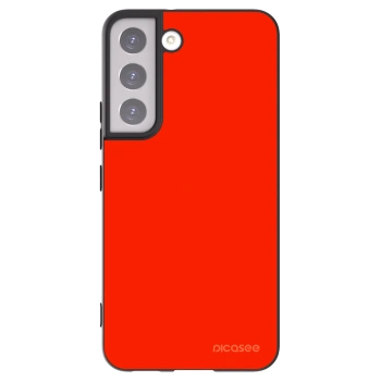 Picasee silikonowe czarne etui na Samsung Galaxy S22 5G - Maranello Red