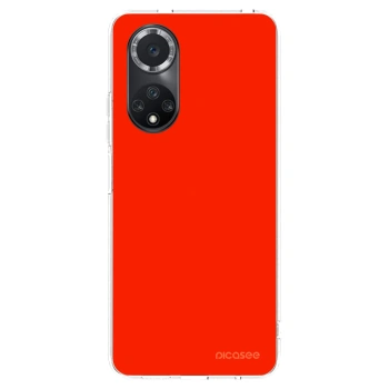 Picasee silikonowe przeźroczyste etui na Huawei Nova 9 SE - Maranello Red