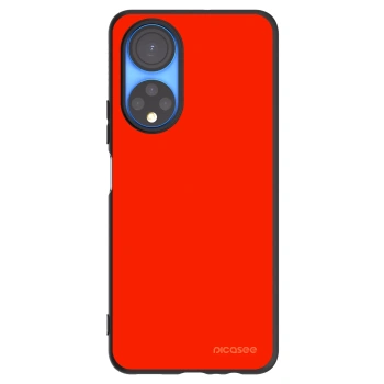 Picasee silikonowe czarne etui na Honor X7 - Maranello Red