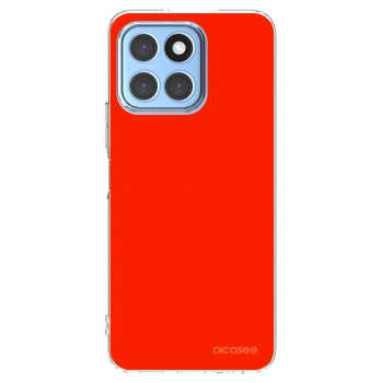 Picasee silikonowe przeźroczyste etui na Honor X6 - Maranello Red
