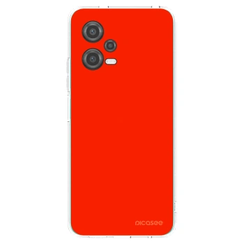Picasee silikonowe przeźroczyste etui na Xiaomi Poco X5 - Maranello Red