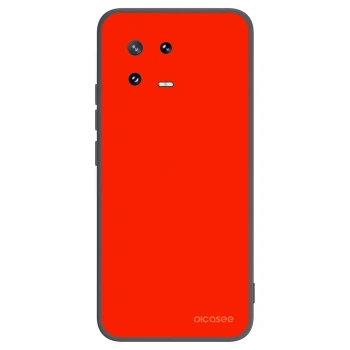 Picasee silikonowe czarne etui na Xiaomi 13 Pro - Maranello Red