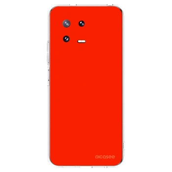 Picasee silikonowe przeźroczyste etui na Xiaomi 13 Pro - Maranello Red