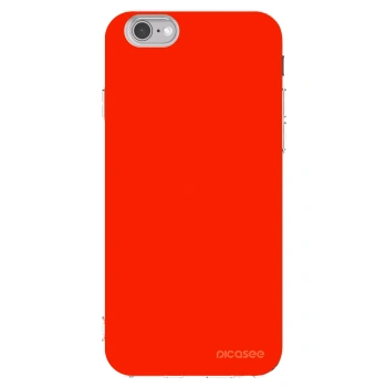 Picasee silikonowe przeźroczyste etui na Apple iPhone 6/6S - Maranello Red