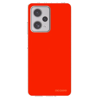 Picasee silikonowe przeźroczyste etui na Xiaomi Redmi Note 12 Pro+ 5G - Maranello Red