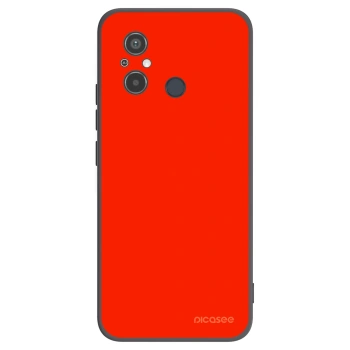 Picasee silikonowe czarne etui na Xiaomi Redmi 12C - Maranello Red