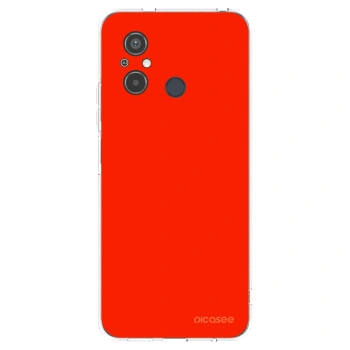 Picasee silikonowe przeźroczyste etui na Xiaomi Redmi 12C - Maranello Red