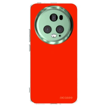 Picasee silikonowe przeźroczyste etui na Honor Magic5 Pro - Maranello Red