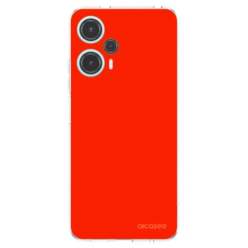 Picasee silikonowe przeźroczyste etui na Xiaomi Poco F5 - Maranello Red