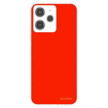 Picasee silikonowe przeźroczyste etui na Xiaomi Redmi 12 4G - Maranello Red
